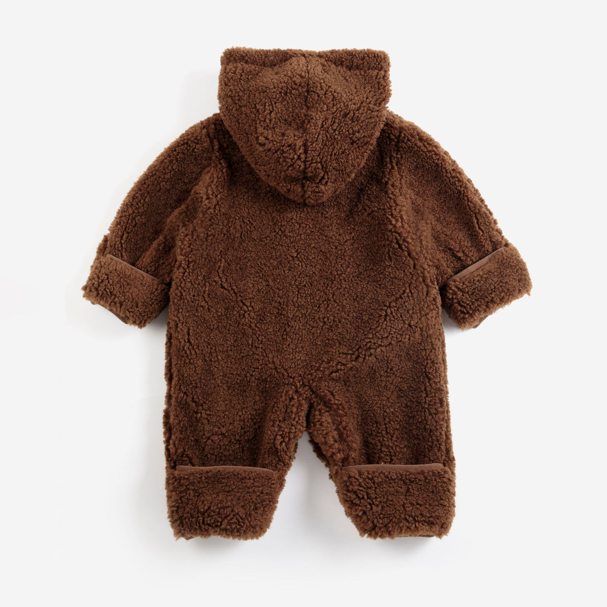 Bobo Choses-Baby Bobo Choses Sheepskin Overall Dark Brown