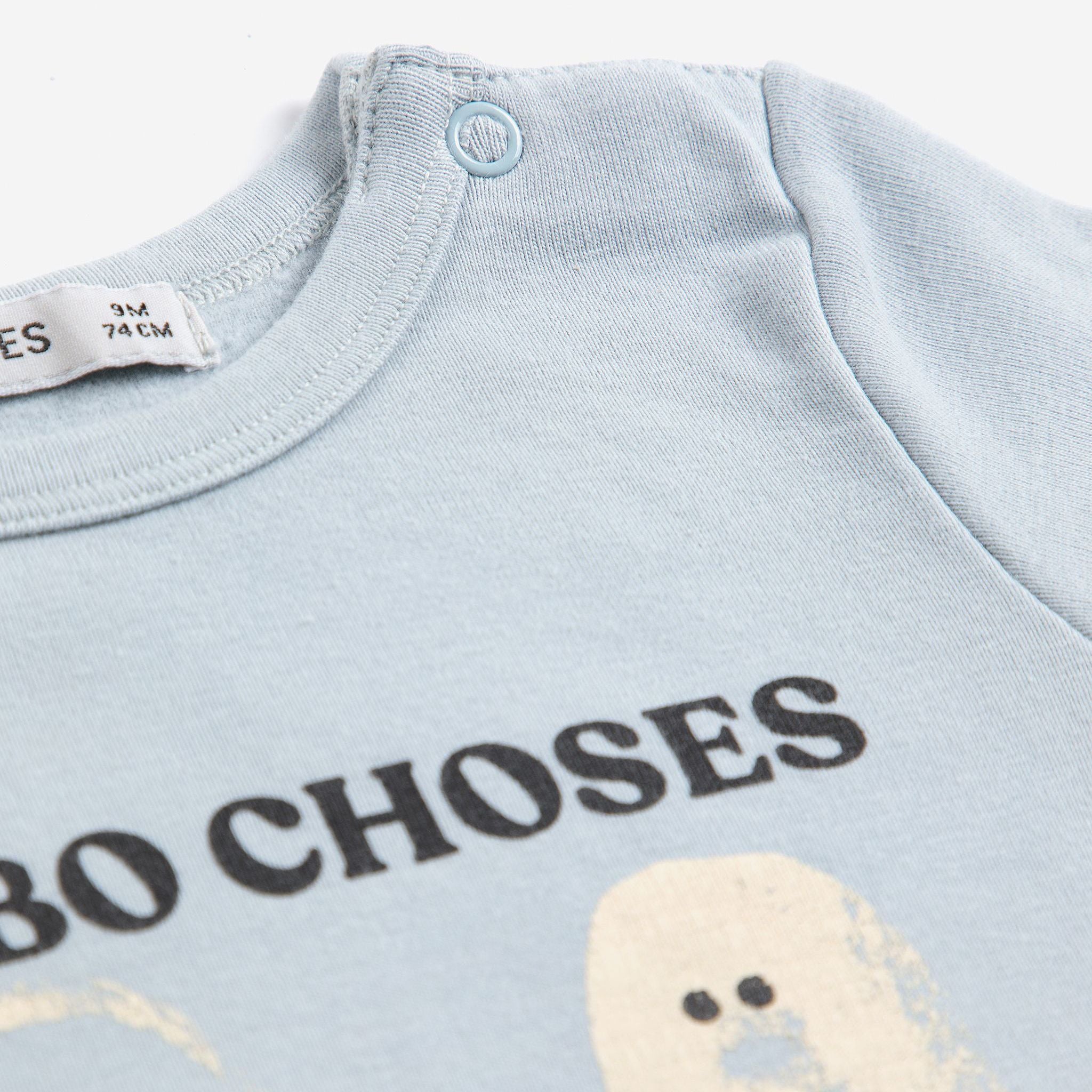Bobo Choses-Baby Booty Ghosts Body Light Blue
