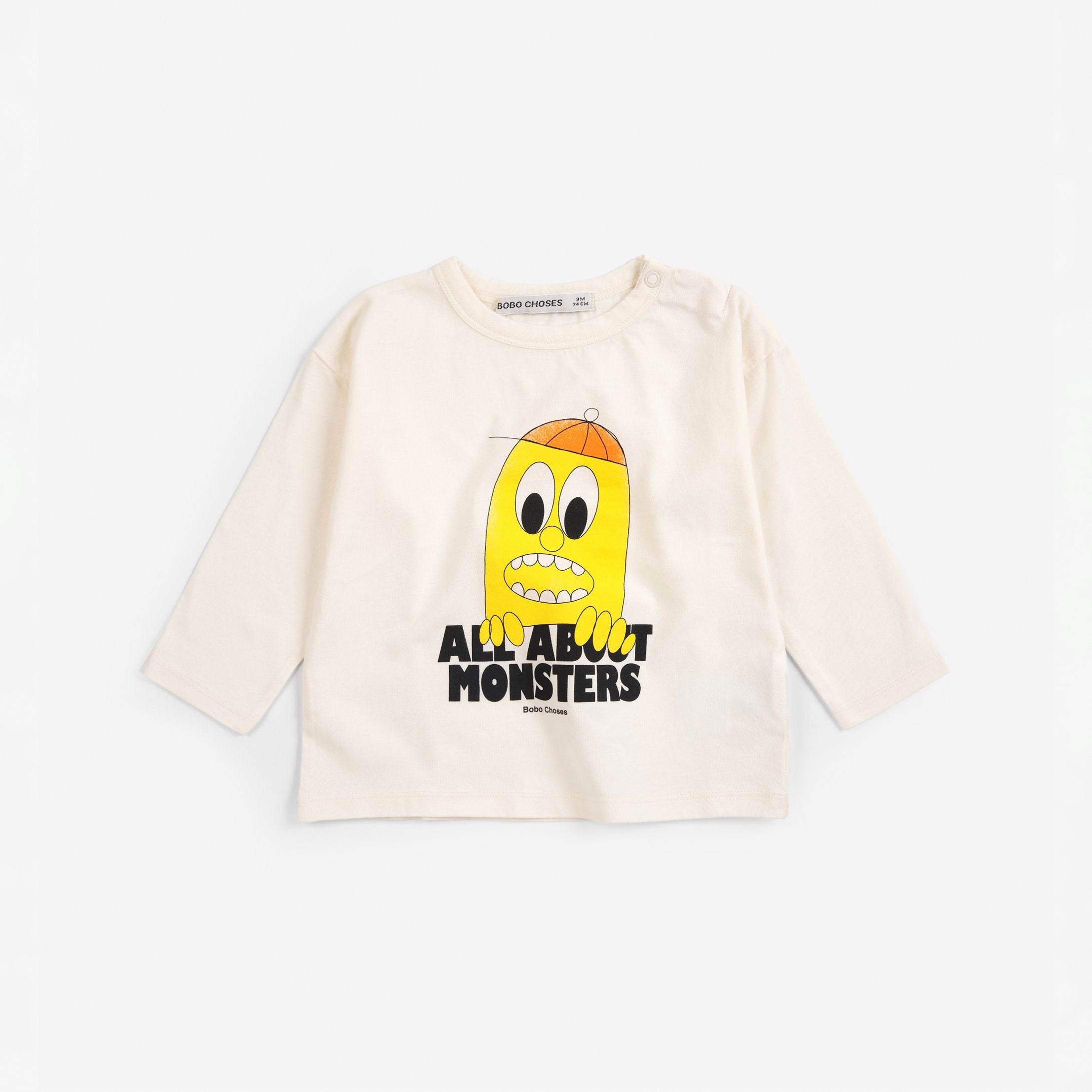 Bobo Choses-Baby Bigtooth Lemon T-Shirt Offwhite