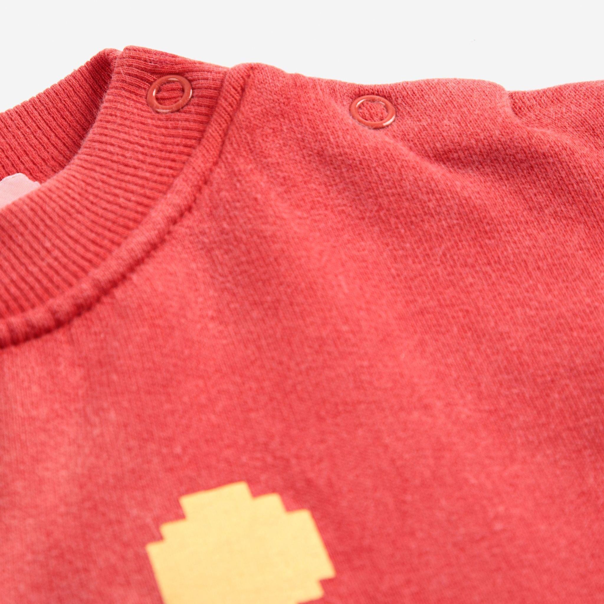 Bobo Choses-Baby Lake Monster Sweatshirt Red