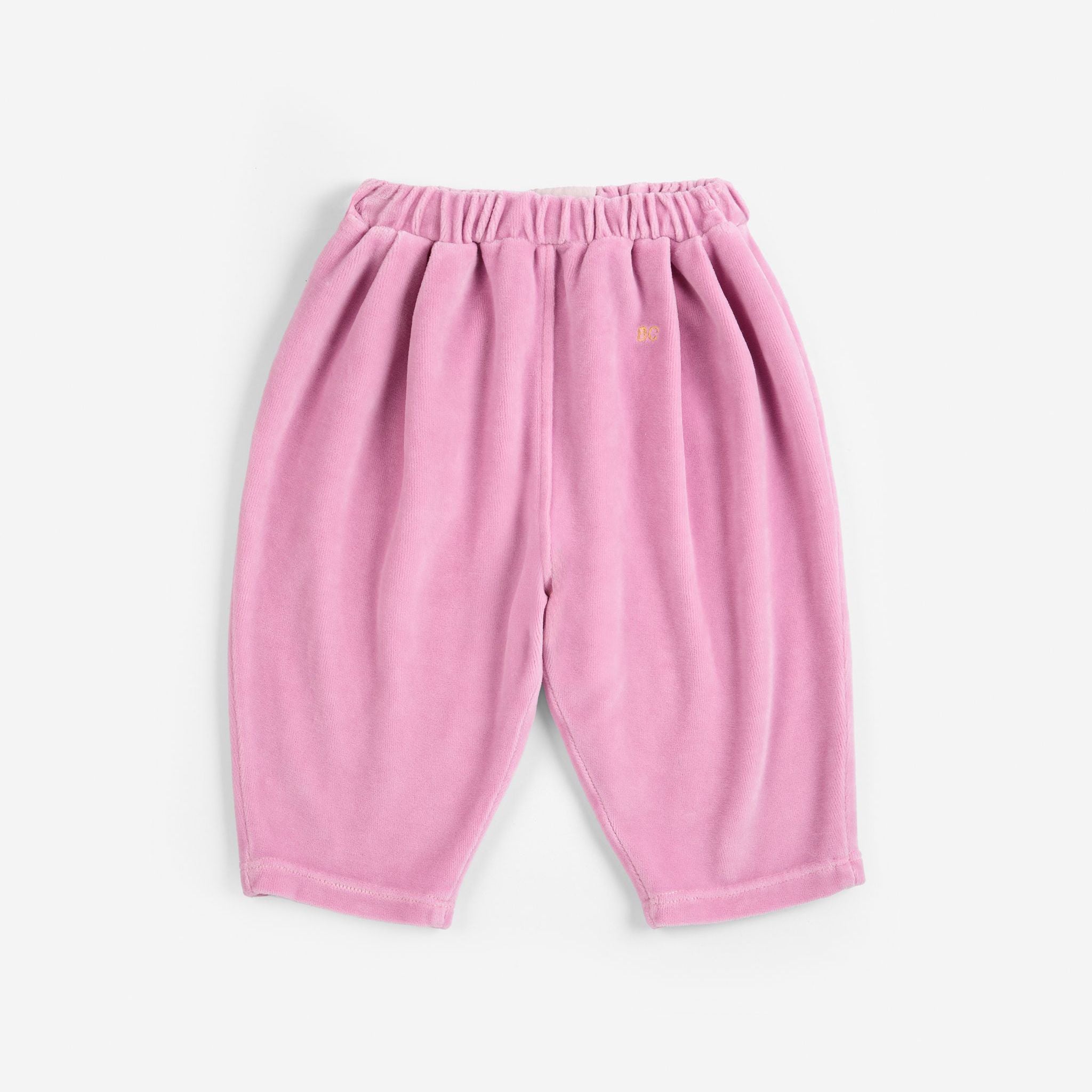 Bobo Choses-Baby Bc Velvet Jogging Pants Pink