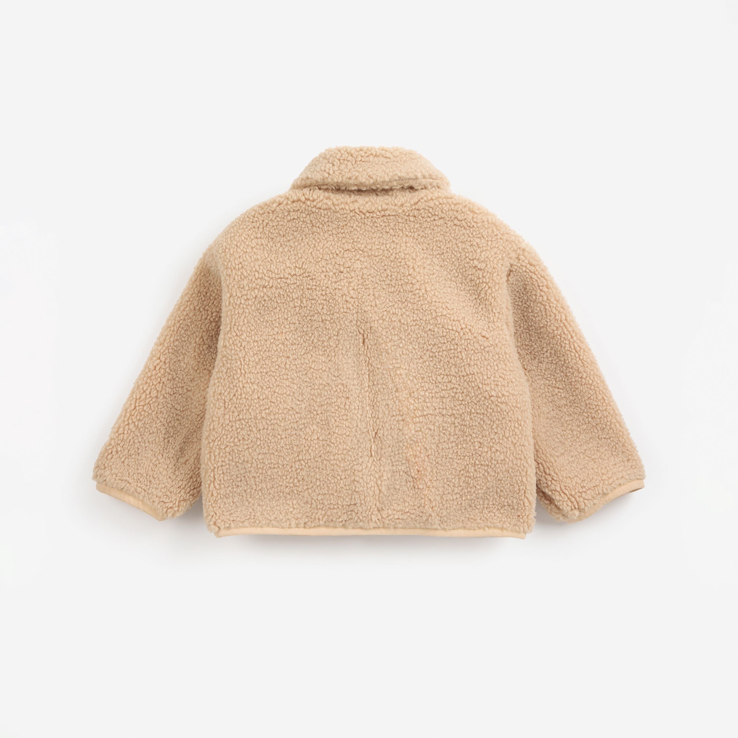 Bobo Choses-Baby Softpaw Monster Sheepskin Reversible Jacket Light Pink