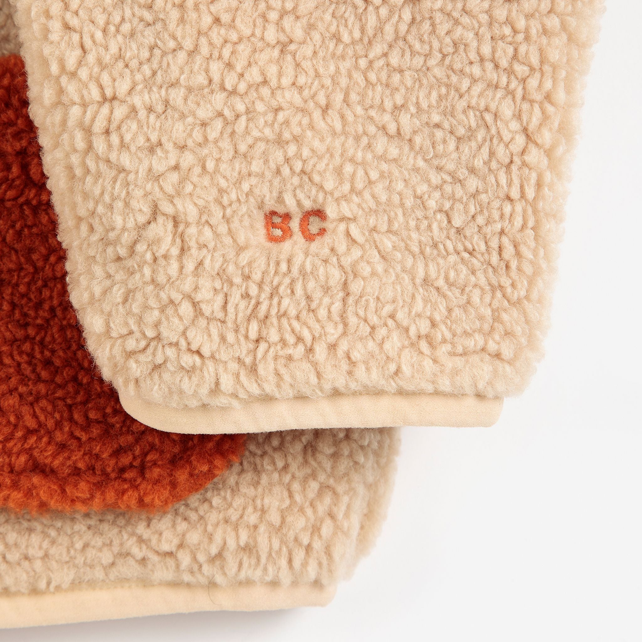 Bobo Choses-Baby Softpaw Monster Sheepskin Reversible Jacket Light Pink