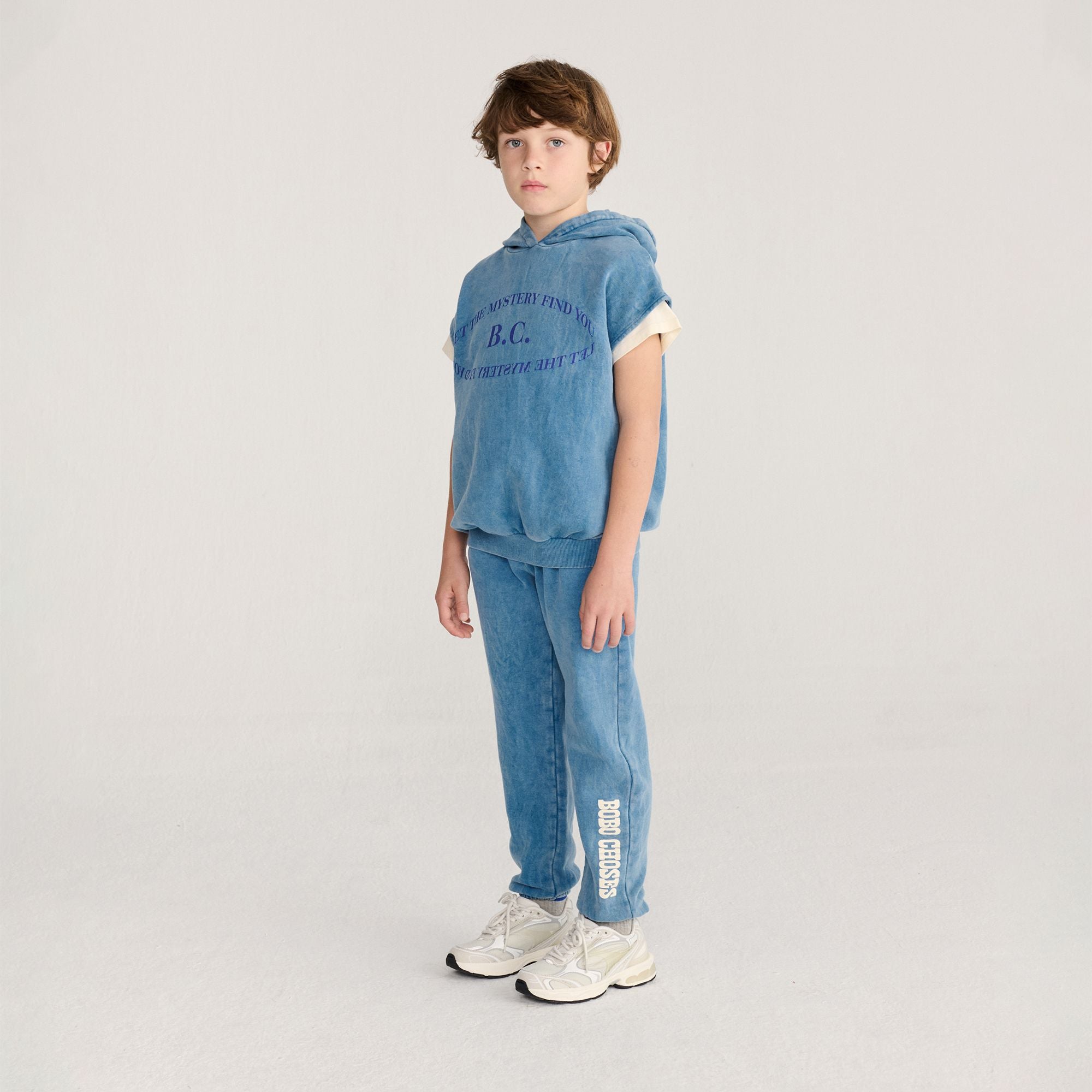 Bobo Choses-Kids Mystery Bc Sleeveless Hoodie Blue