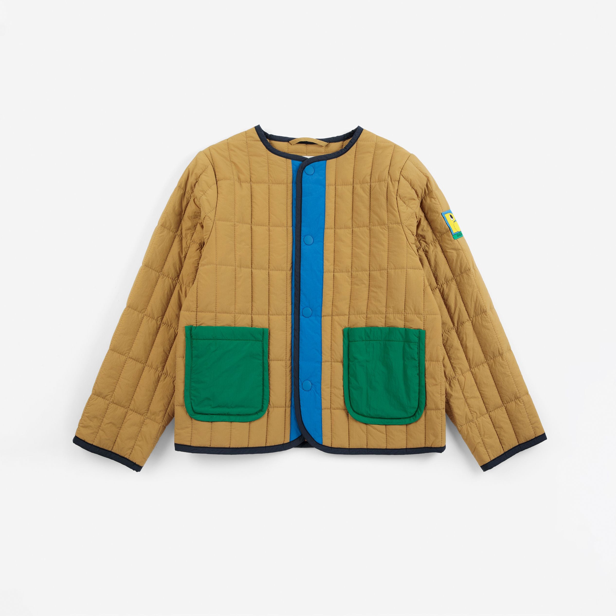 Bobo Choses-Kids Booo Bo Choses Tag Light Padded Jacket Khaki