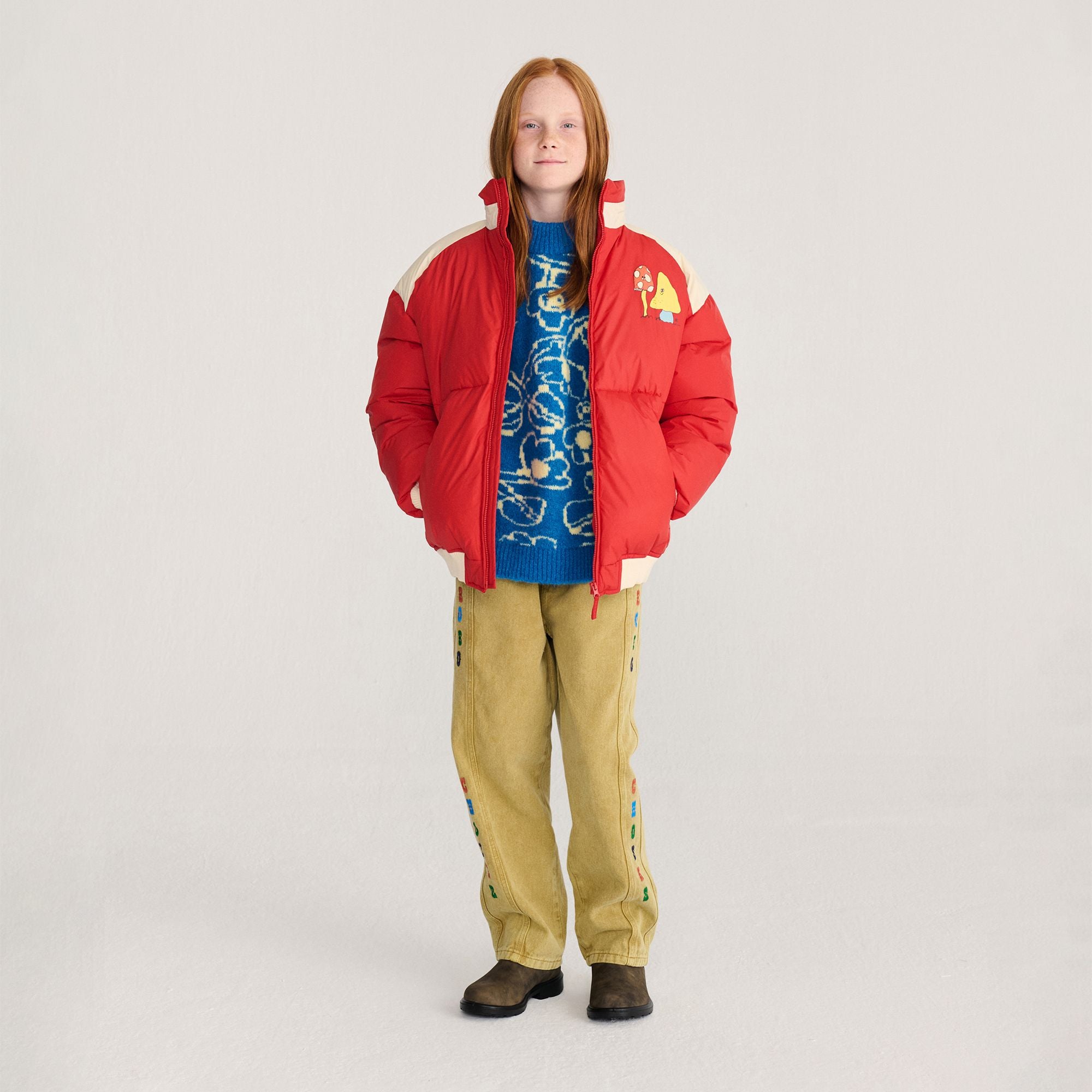 Bobo Choses-Kids Mush Monster Anorak Red