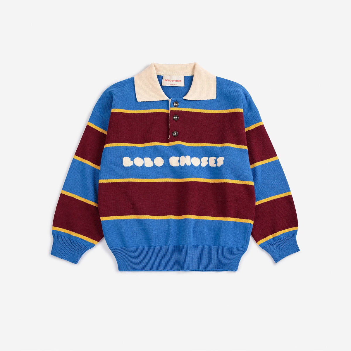 Bobo Choses-Kids Bobo Choses Bolder Polo Jumper Multicolor