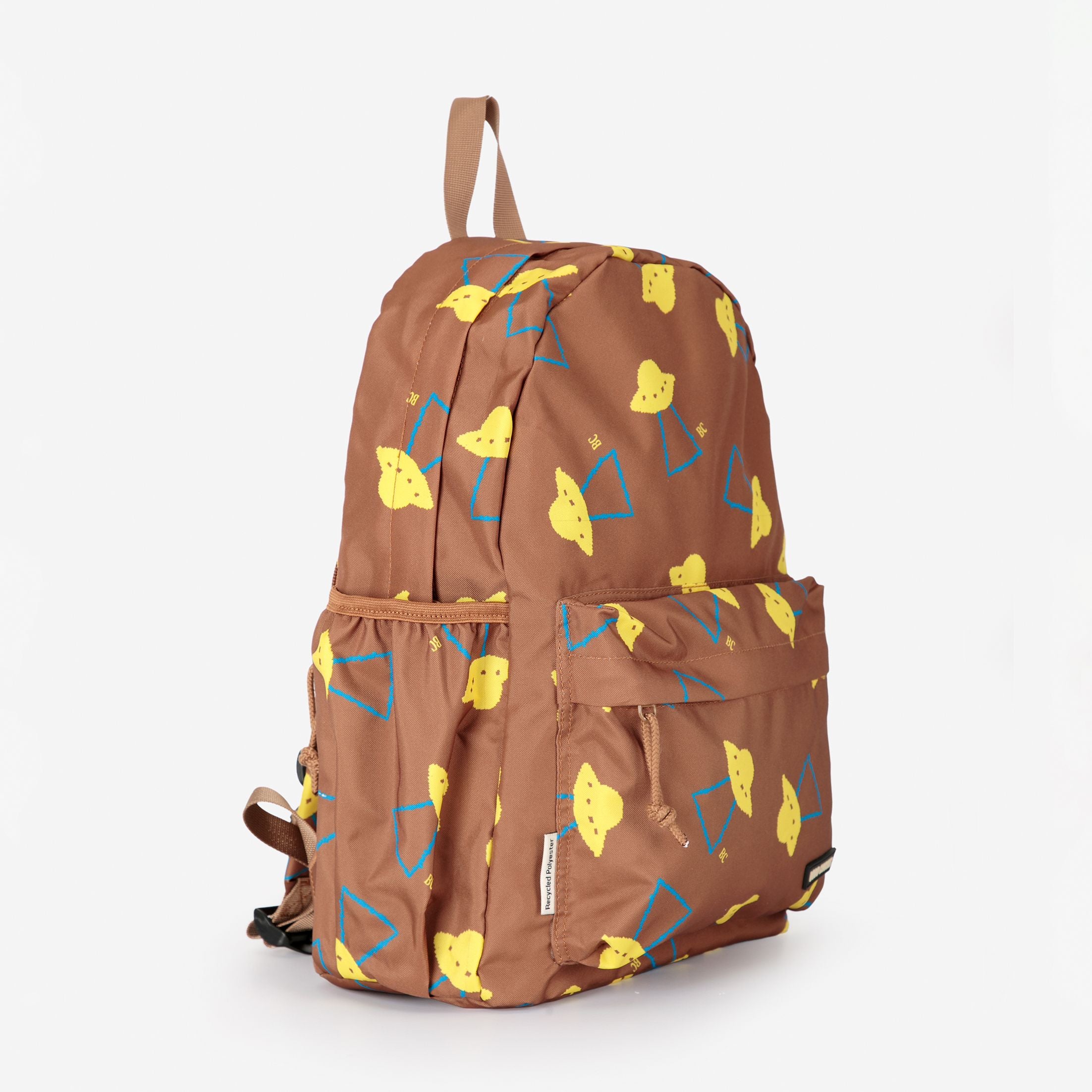 Bobo Choses-Boy Pixel Abduction All Over Backpack Brown