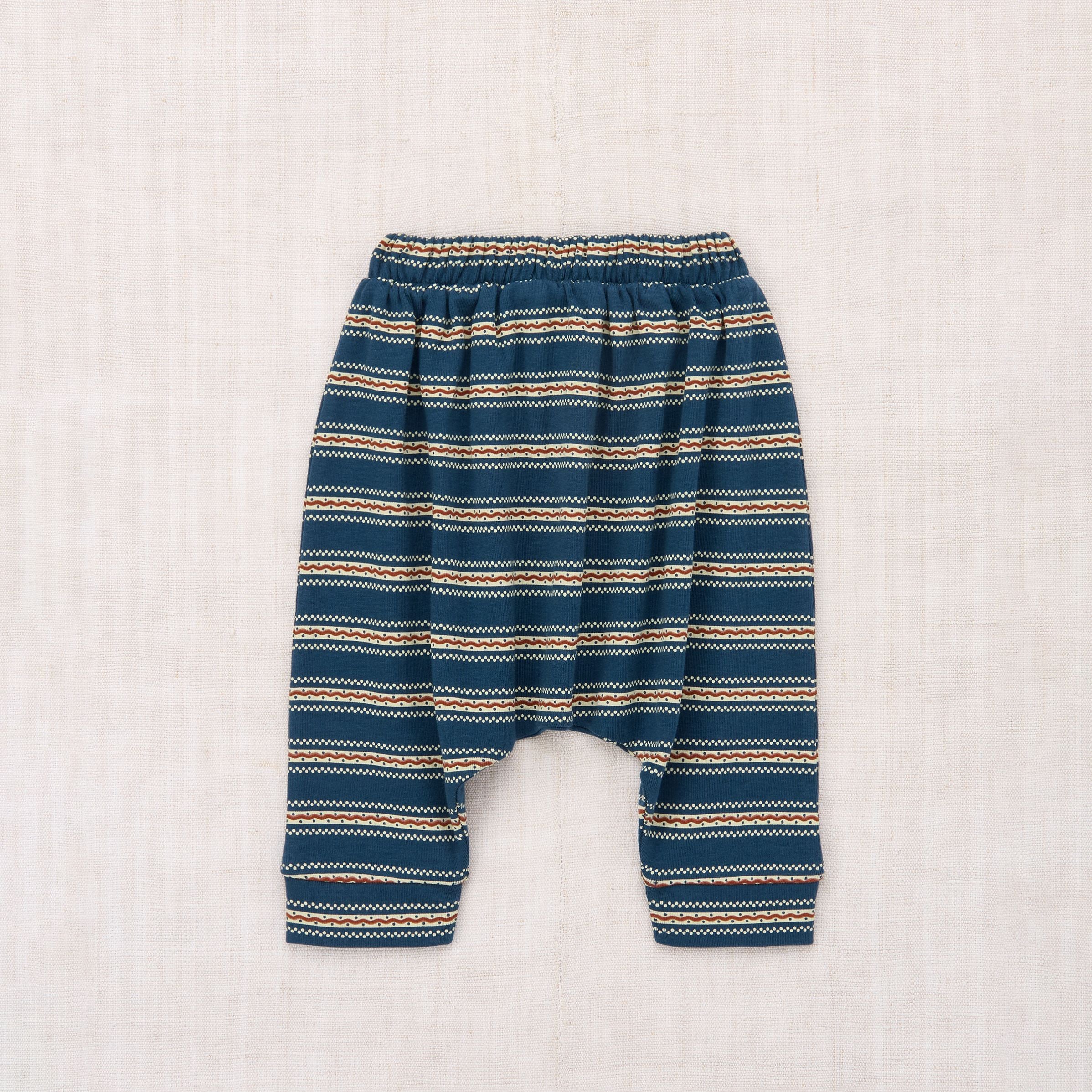 Misha & Puff-Baby Gus Pant Marine Blue Sgraffito