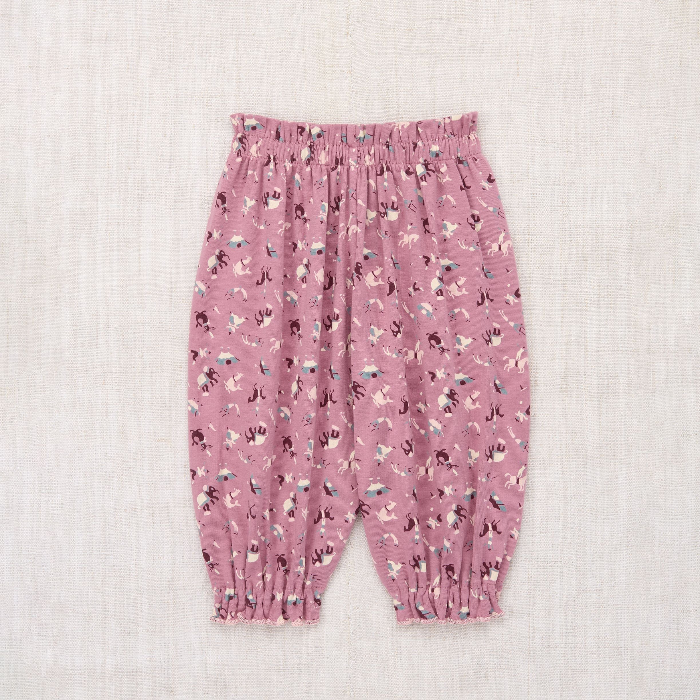 Misha & Puff-Baby Balloon Pant Antique Rose Circus