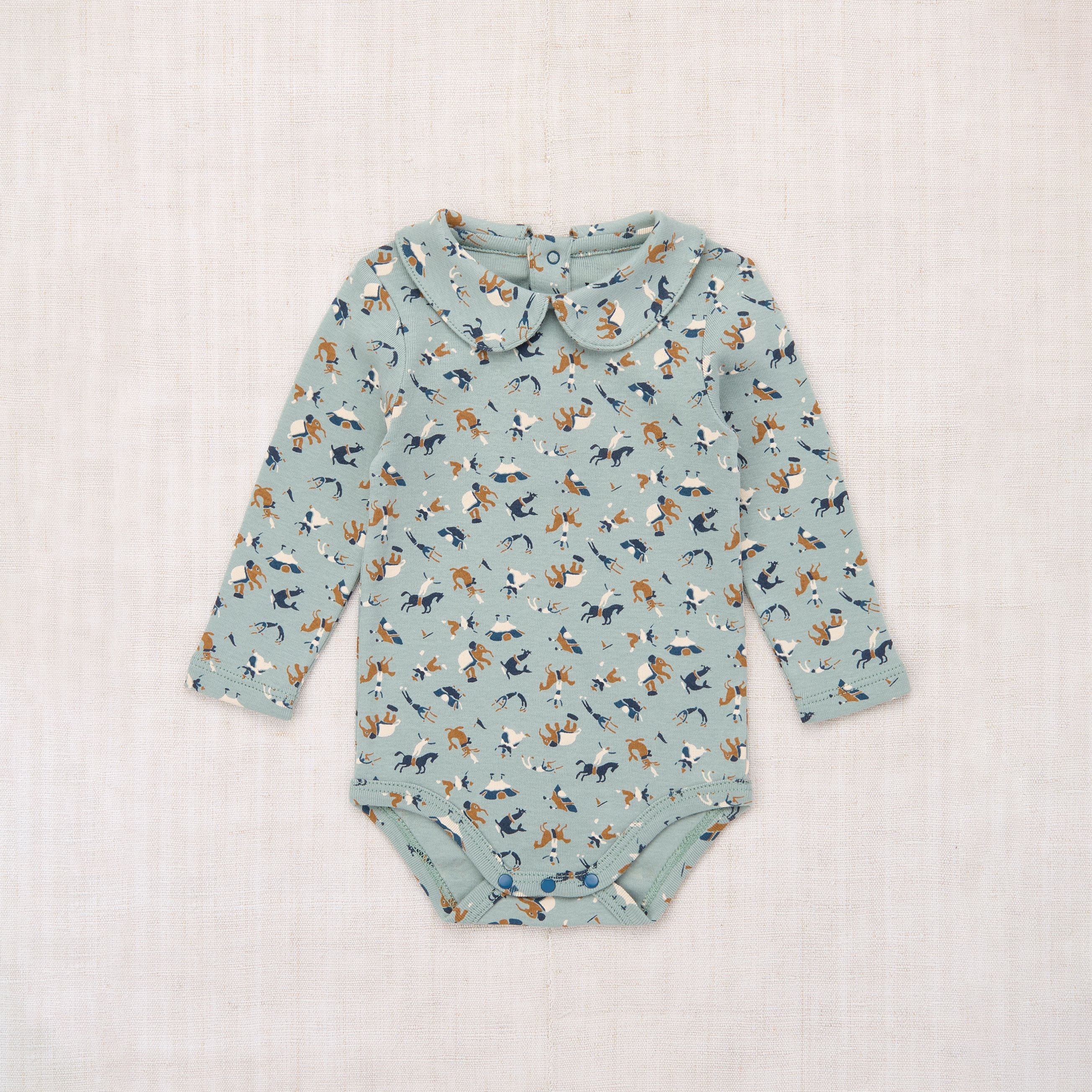 Misha & Puff-Baby Petit Collar Onesie Onsen Circus