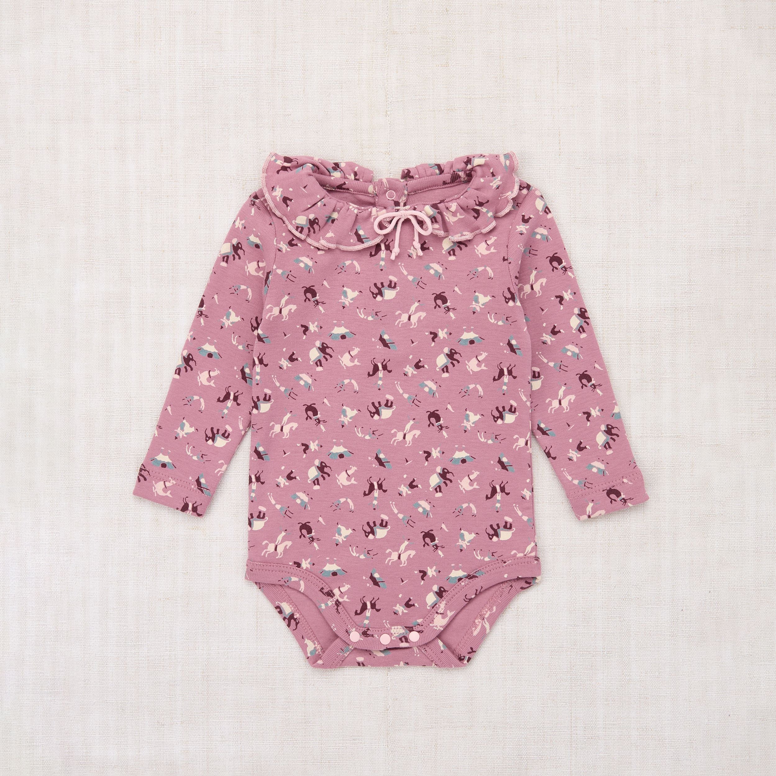 Misha & Puff-Baby Pattie Onesie Antique Rose Circus