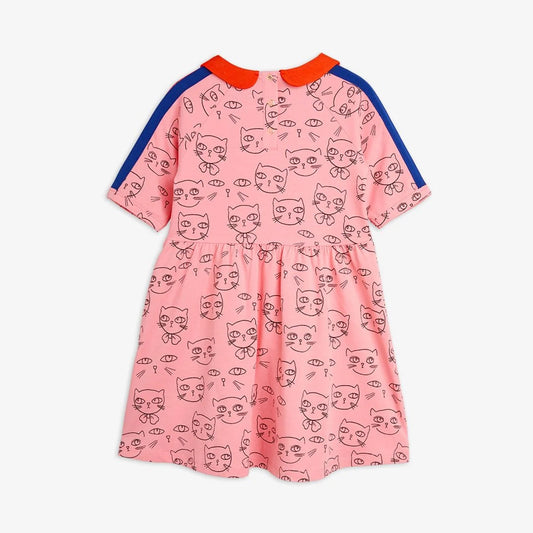 Cathlethes aop ss dress-Pink