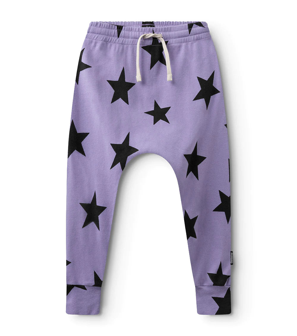 STAR BAGGY PANTS MAUVE MIST