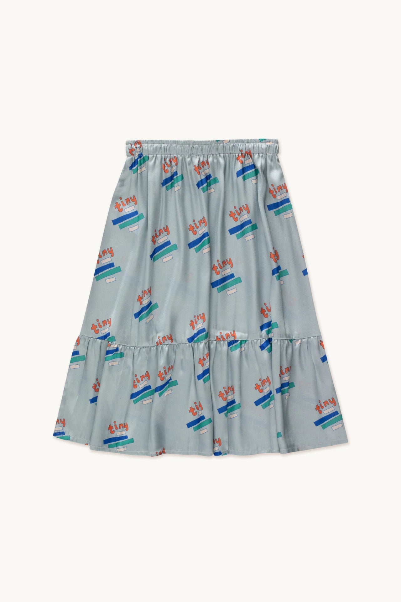 TINY LONG SKIRT-jade grey