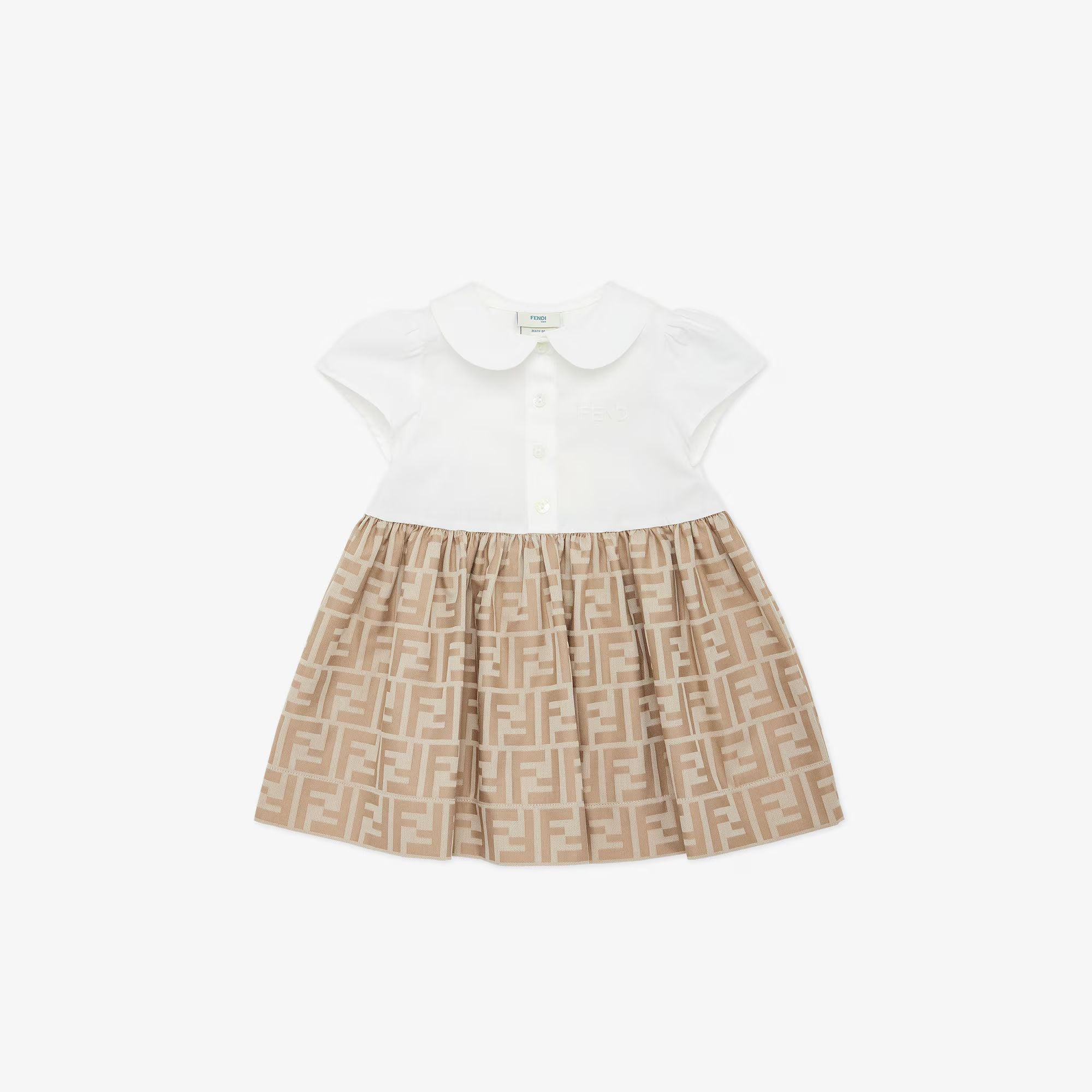Fendi-Baby Girl SS FF Allover Skirt Dress Trench