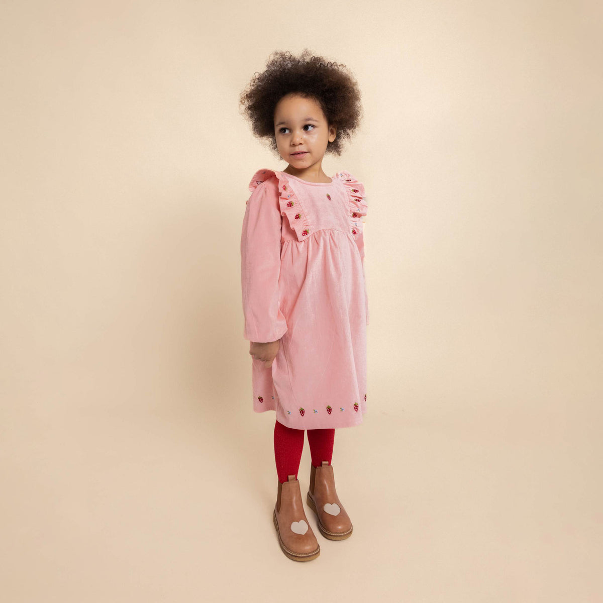 Flöss-Girl Belle Dress Warm Pink