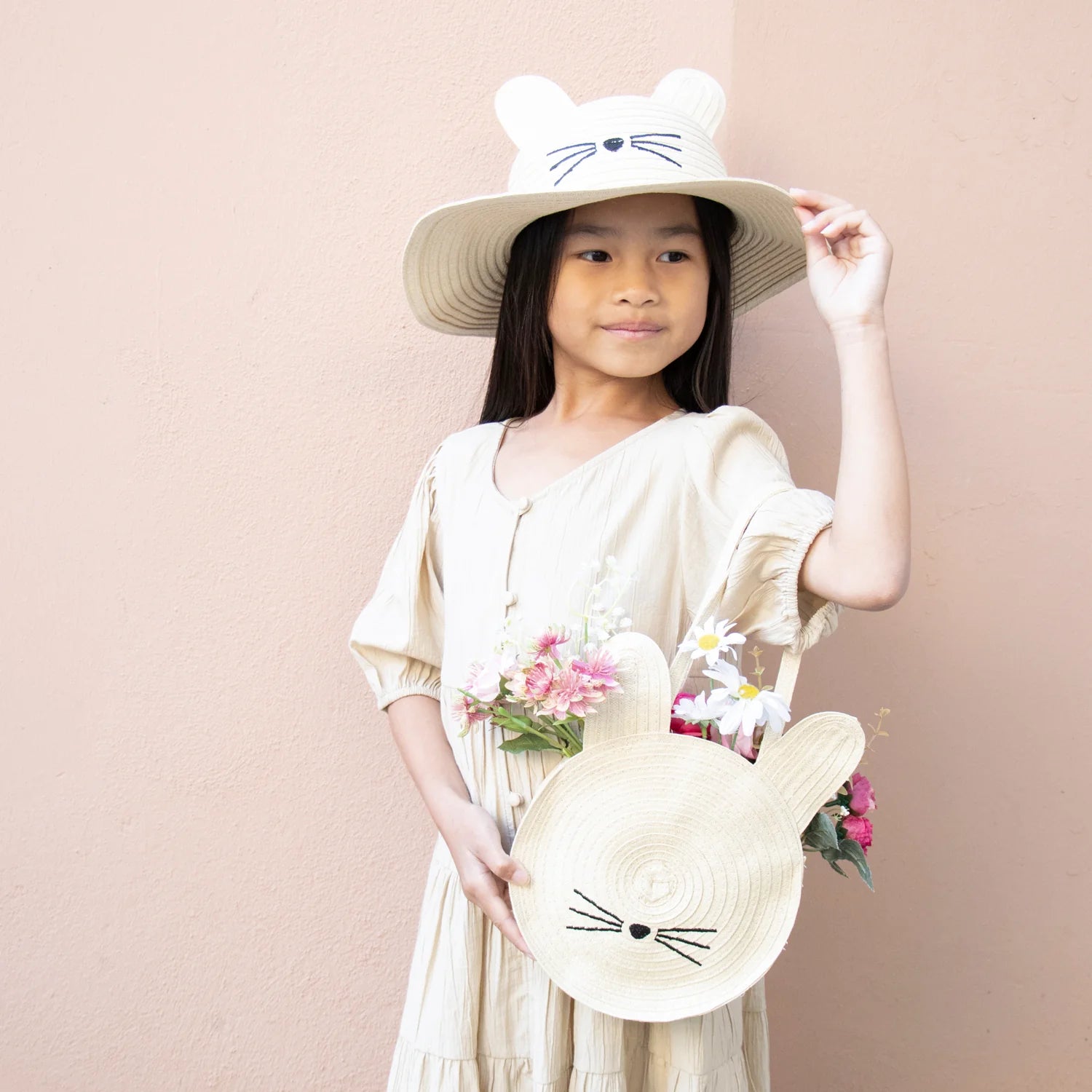 Betty Bunny Sun Hat - 3-6 Years