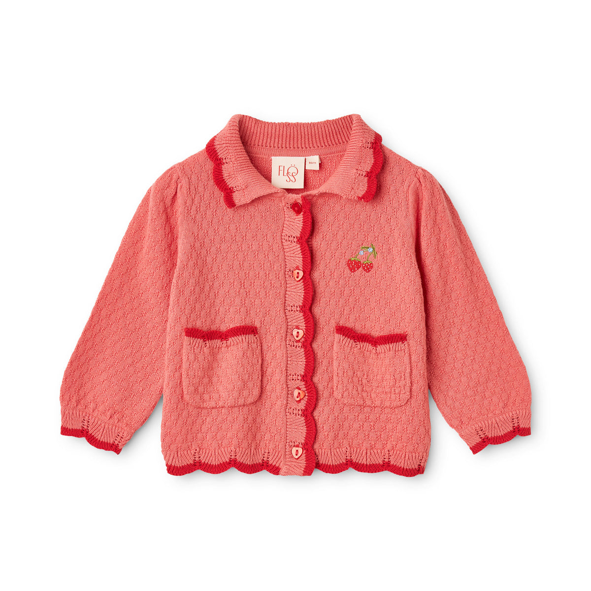 Flöss-Girl Bloom Cardigan Blossom Pink