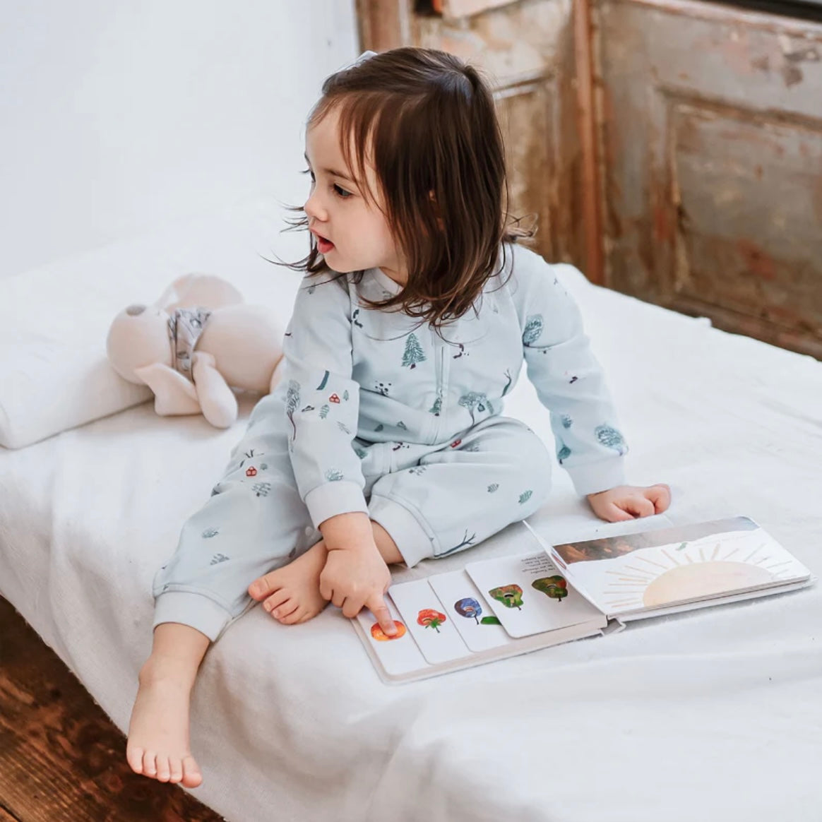 Nest Designs-Long Sleeve Romper Snowy Snuggles