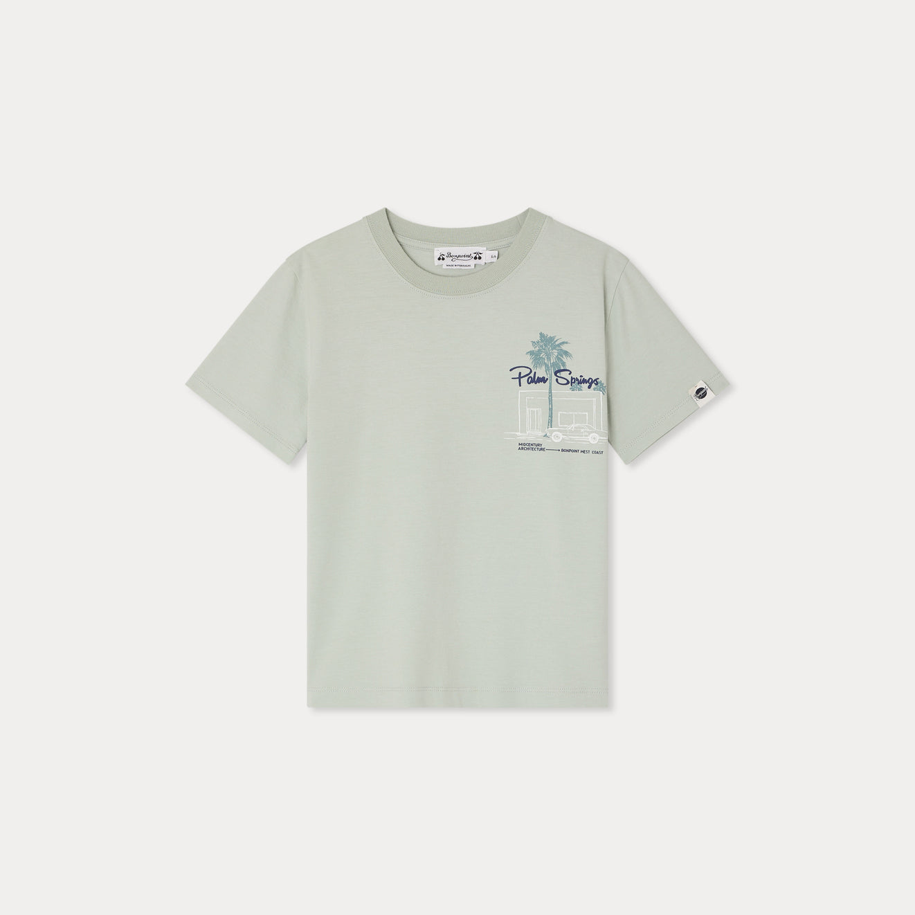 Bonpoint-T-Shirt Landis Upb Vert Celadon