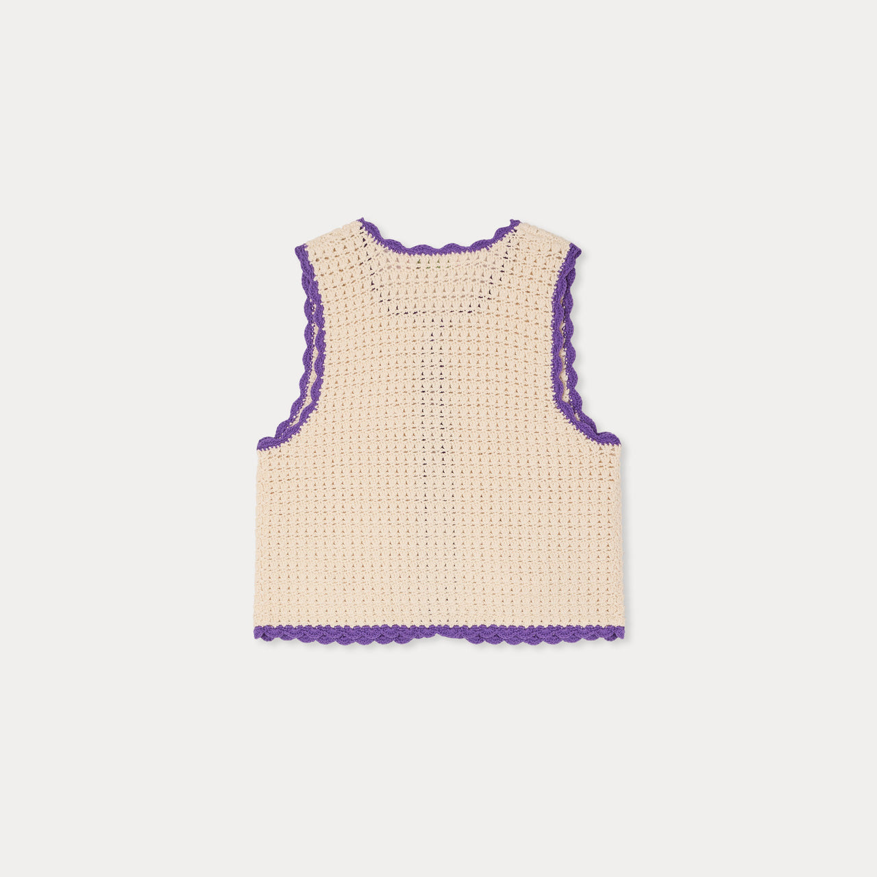 Bonpoint-Cardigan Laila Ecru