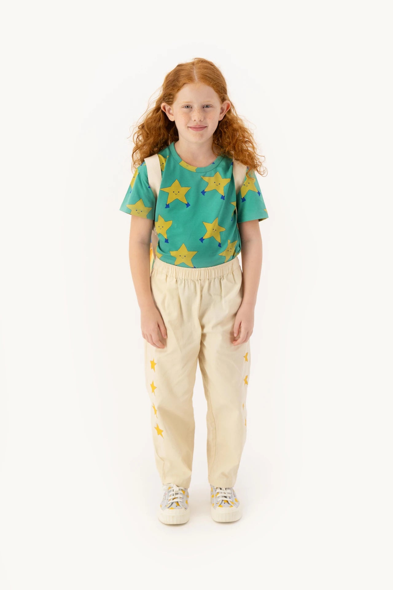 STARS BARREL PANT-light cream