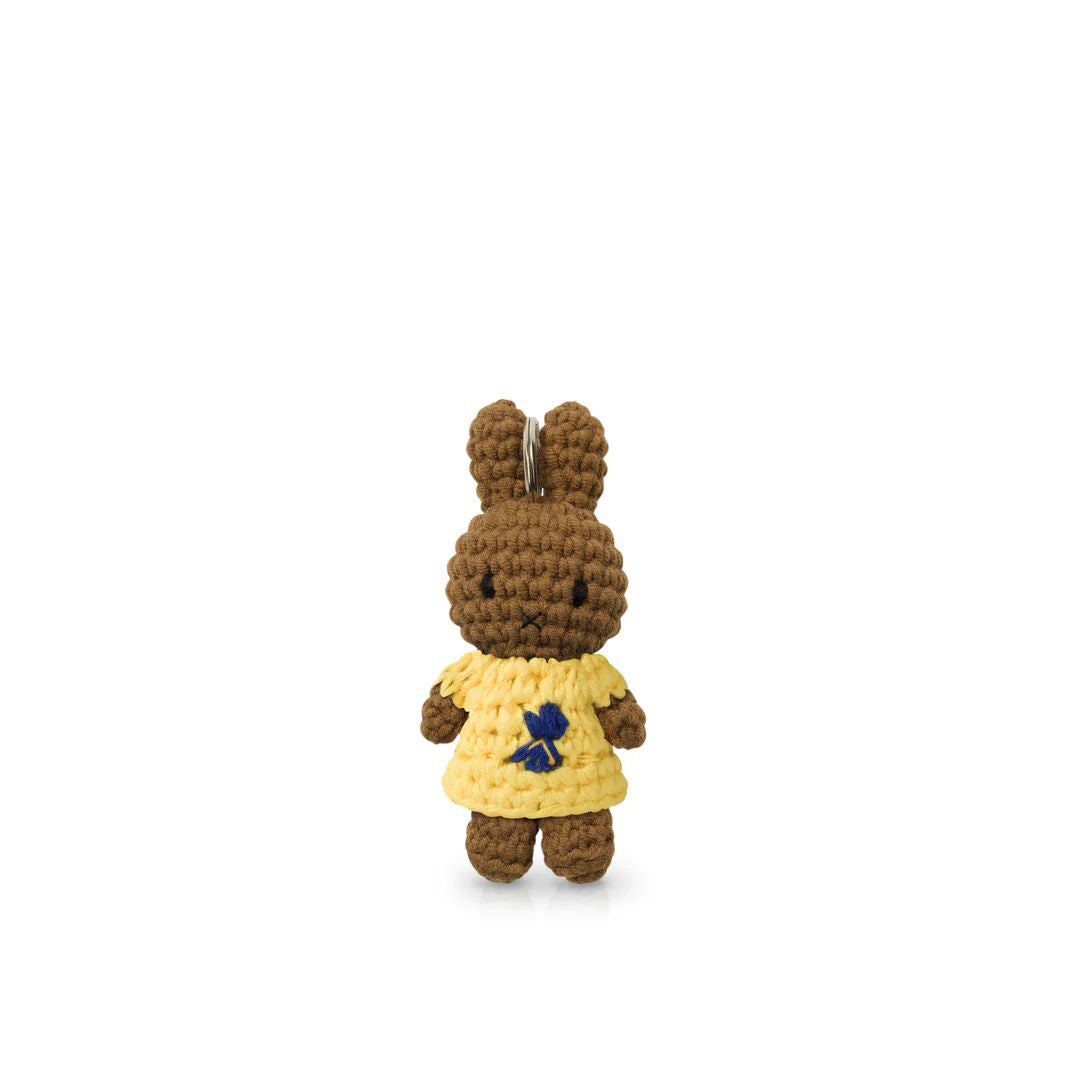 Miffy-Handmade Crochet Melanie Keychain Yellow Irises