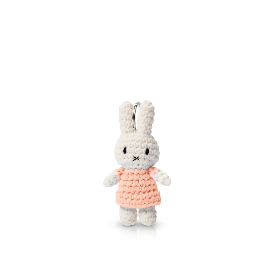 Miffy-Handmade Crochet Miffy Keychain Pastel Pink
