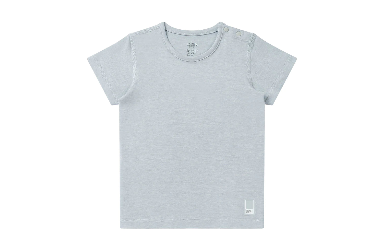 Short Sleeve T-Shirt (Bamboo Jersey) - Pantone Niagara Mist