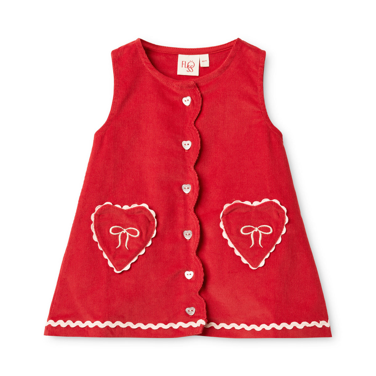 Flöss-Girl Carol Dress Poppy red