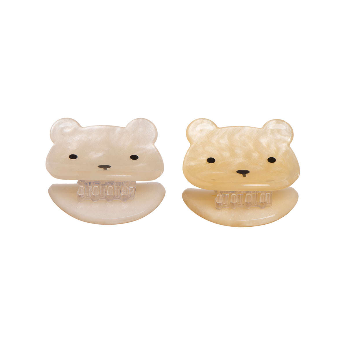 Rockahula Kids-Teddy Bear Claw Clips 2 Pack