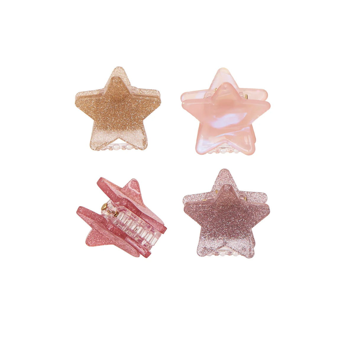 Rockahula Kids-Shimmer Stars Claw Clips 4 Pack