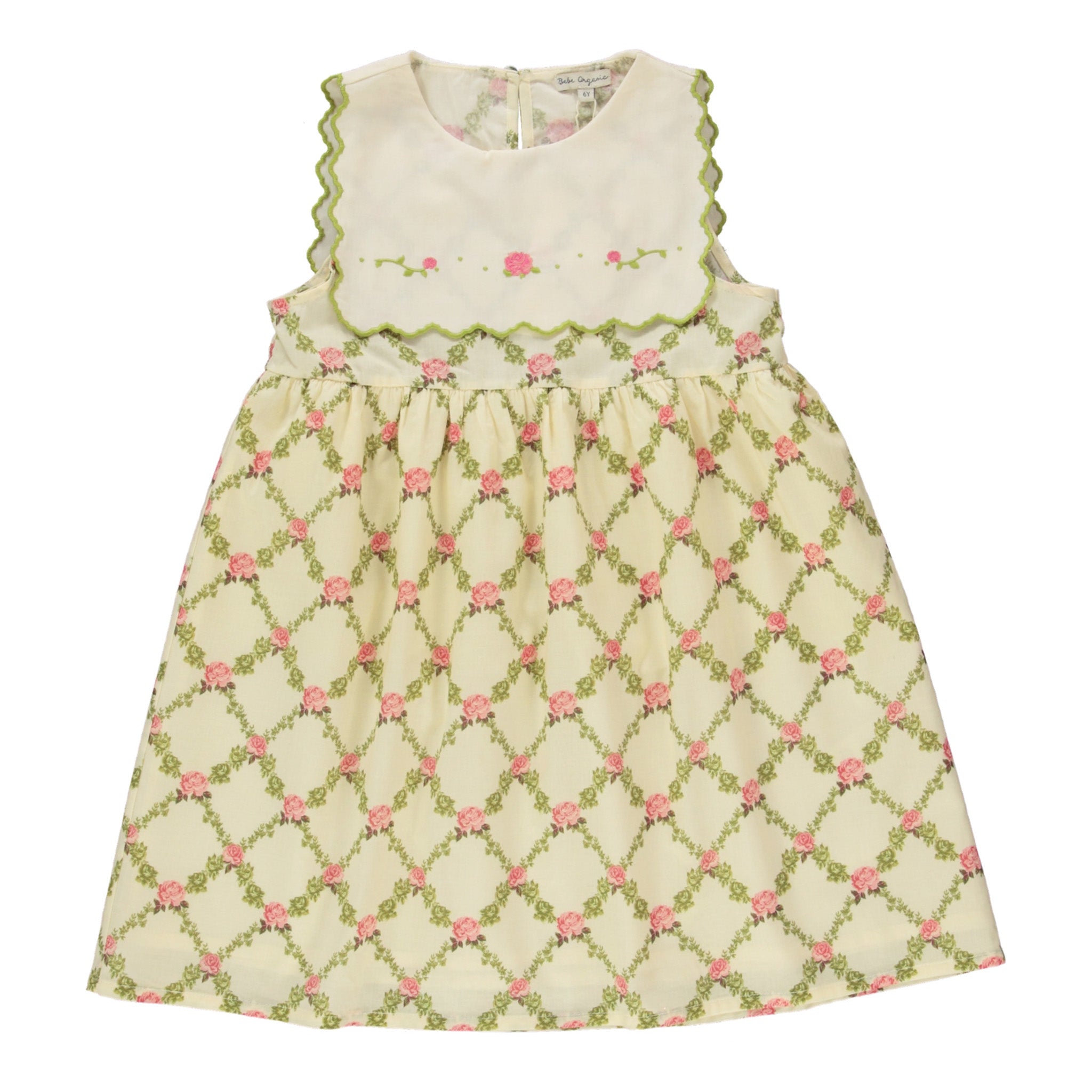 Bebe Organic-Charlotte Dress Nostalgia Rose