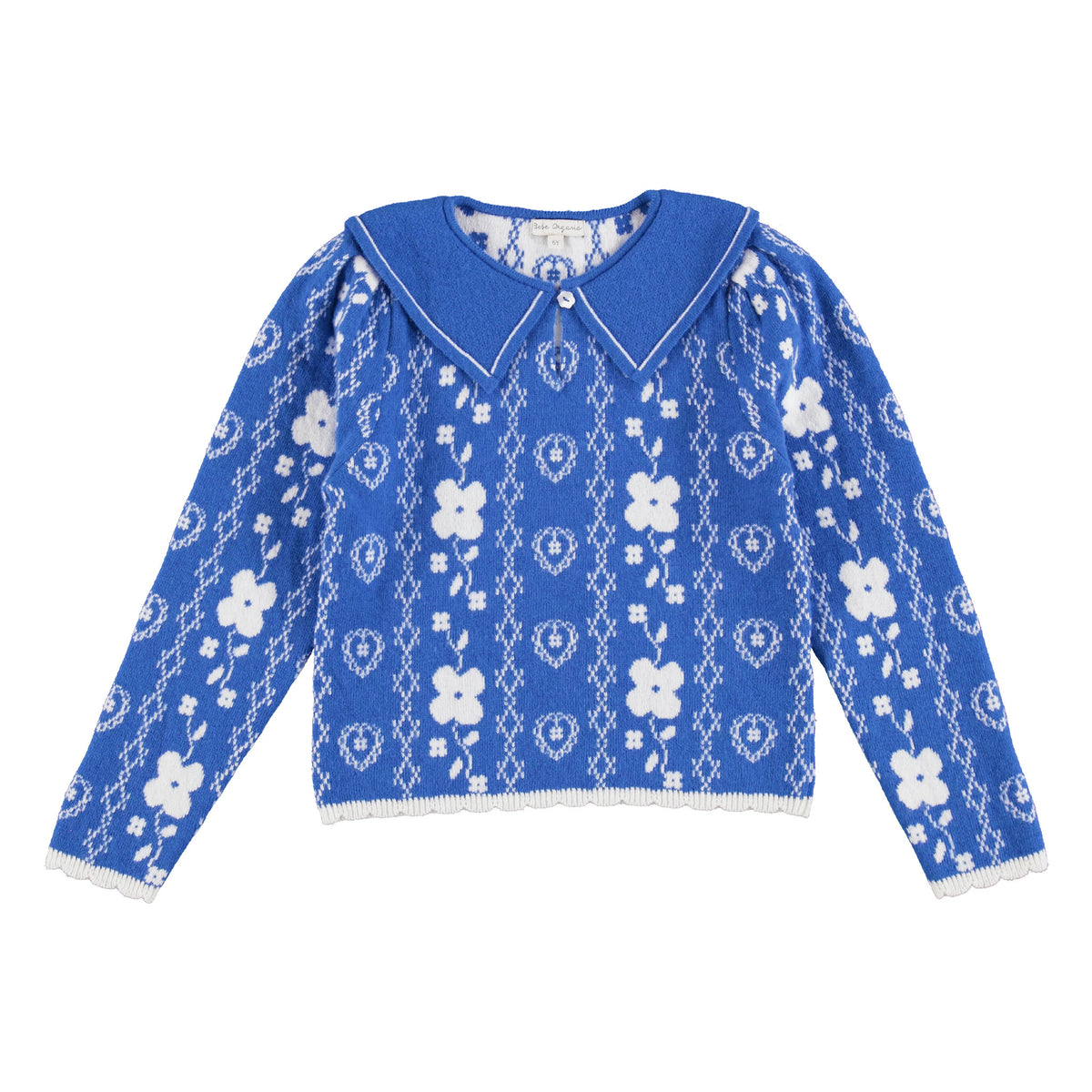 Bebe Organic-Cosette Girls Sweater Nordic knit