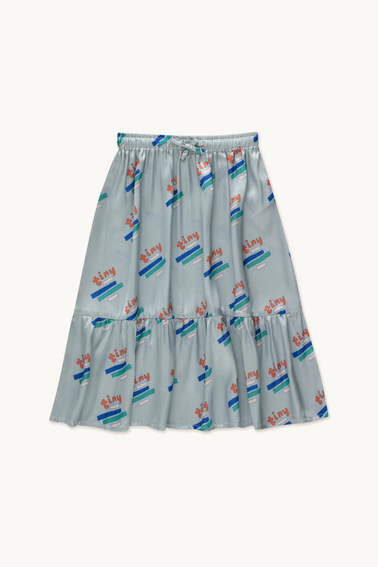 TINY LONG SKIRT-jade grey