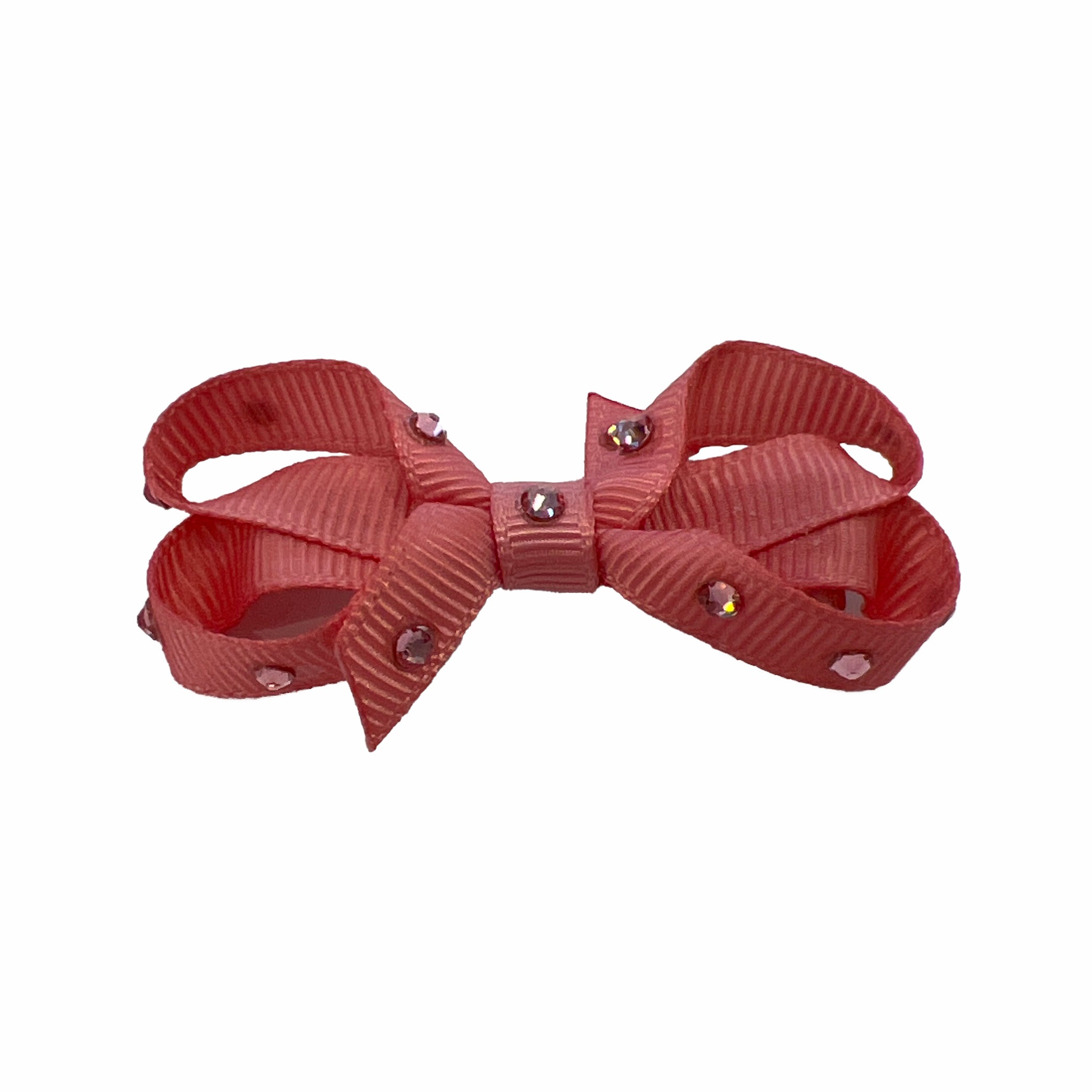 Olilia-Small Classic Bow-Dusty Rose
