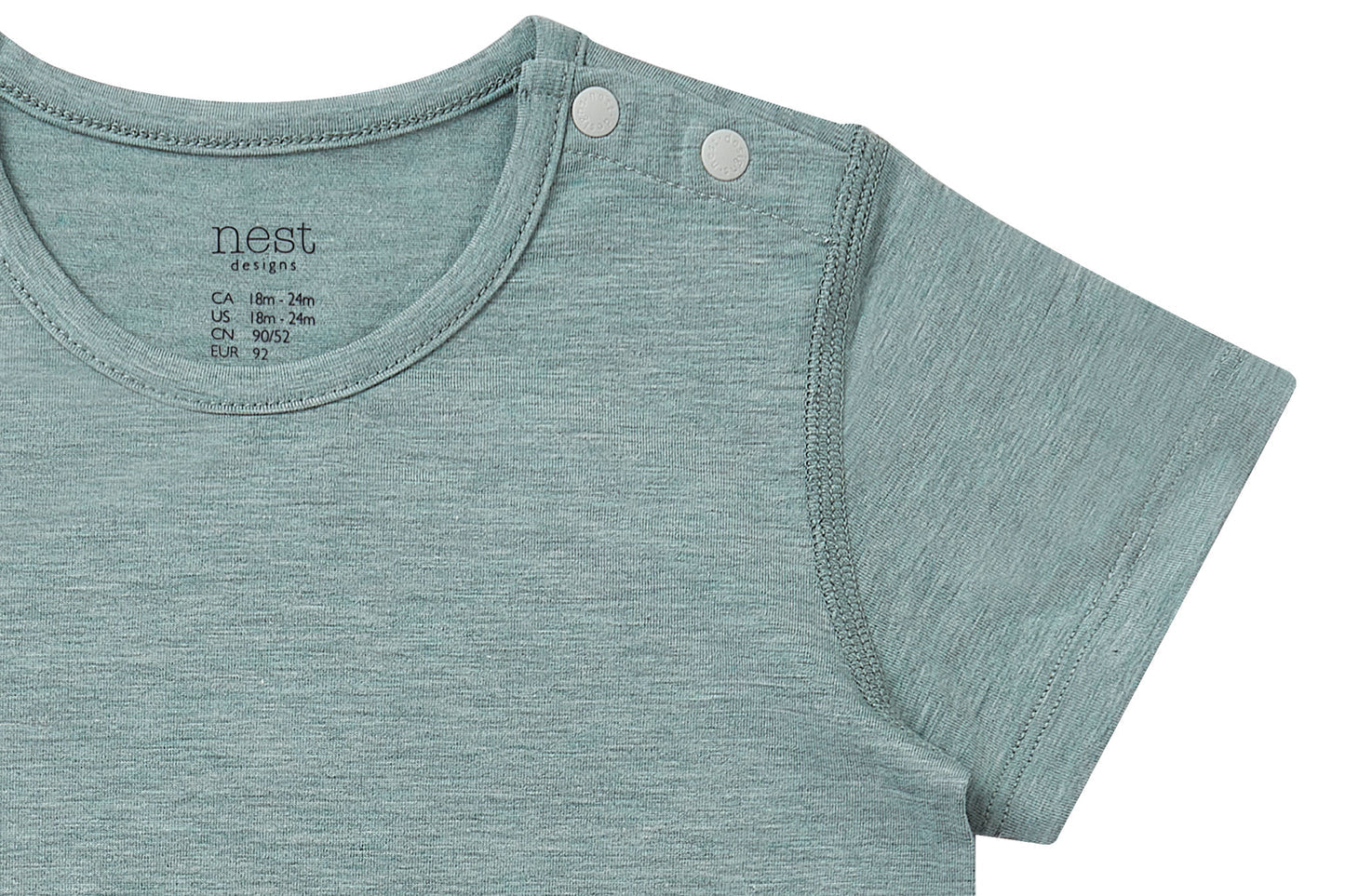 Short Sleeve T-Shirt (Bamboo Jersey) - Pantone Chinois Green