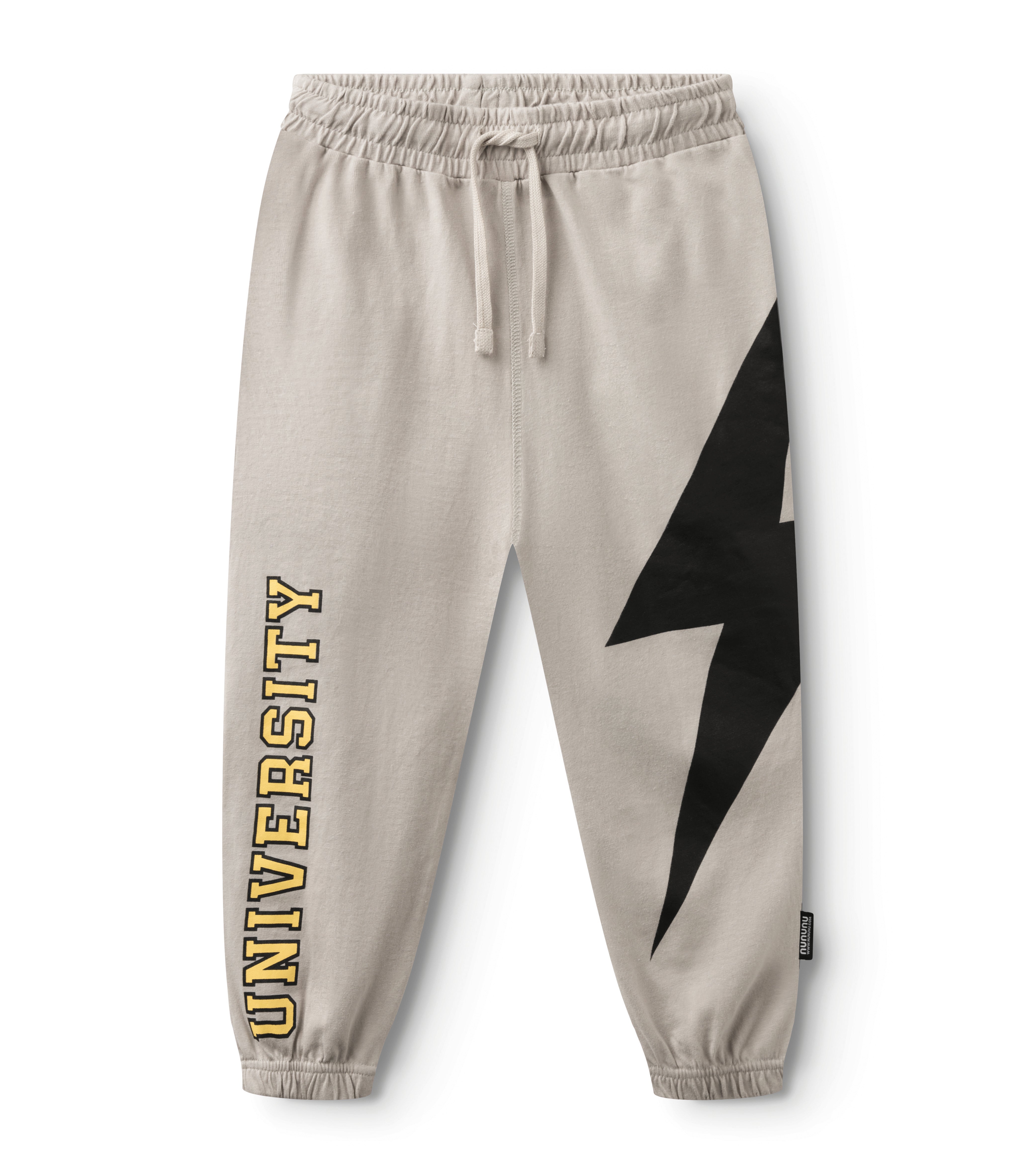 NUNUNU UNIVERSITY LIGHT SWEATPANTS SMOKEY GREY