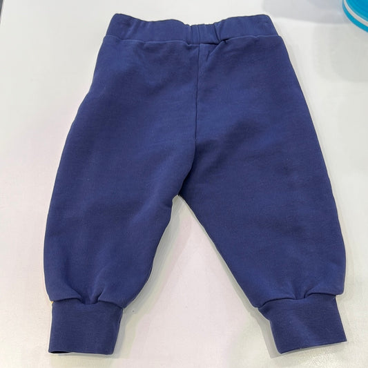 BABY SAIL TRACK PANT-NAVY/PALE EGG