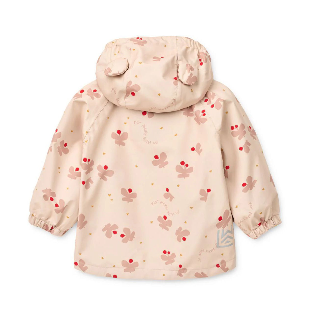 Liewood-Manu Rainwear Set Butterfly / Apple blossom