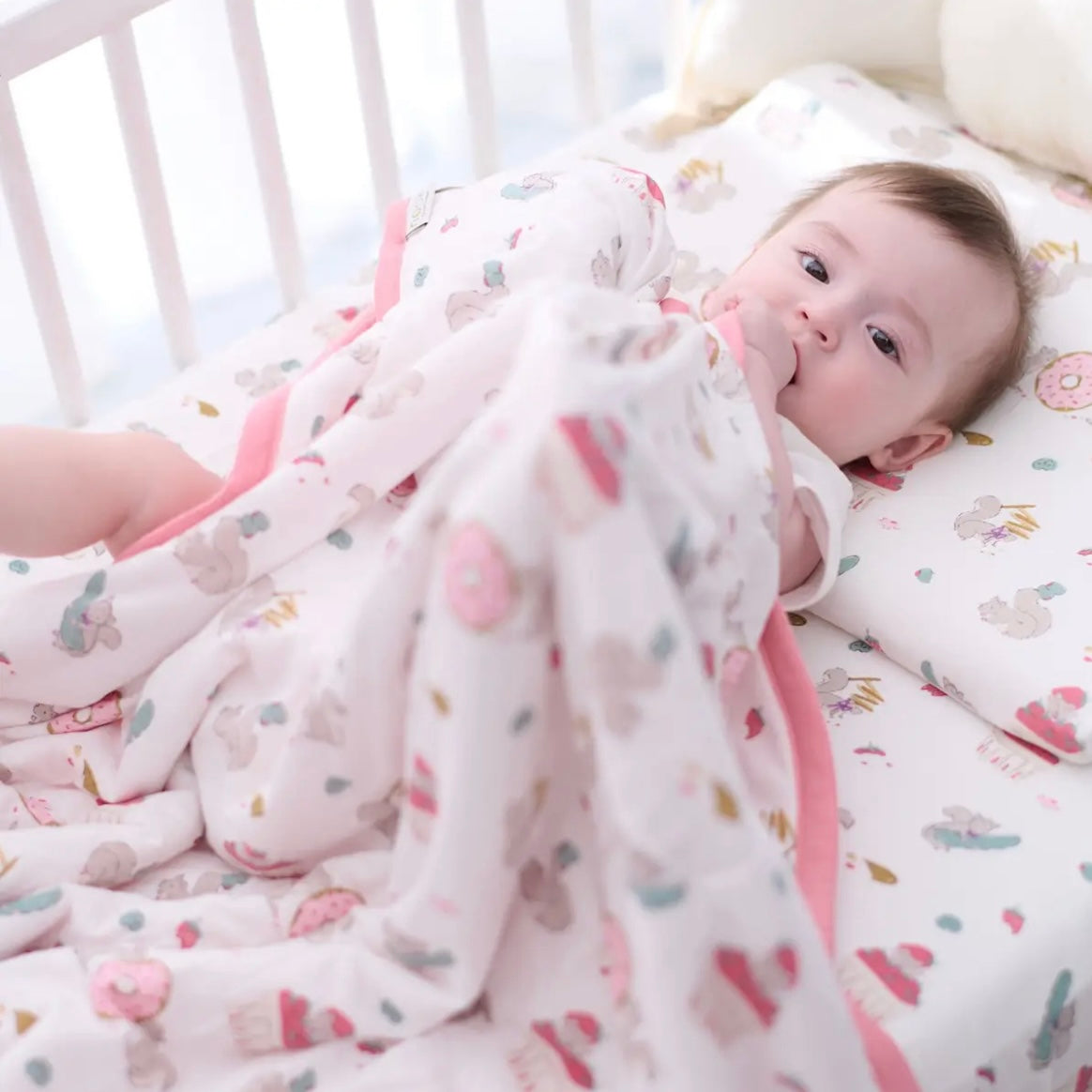 Nest Designs-Cozy Blanket-Small-Very Squirrelly