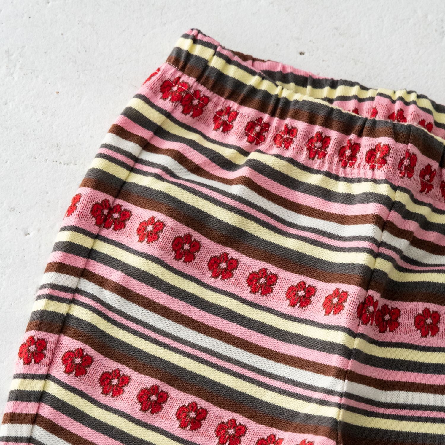 Solii + Solä - Girls Flower Flare Pants Pink-mix