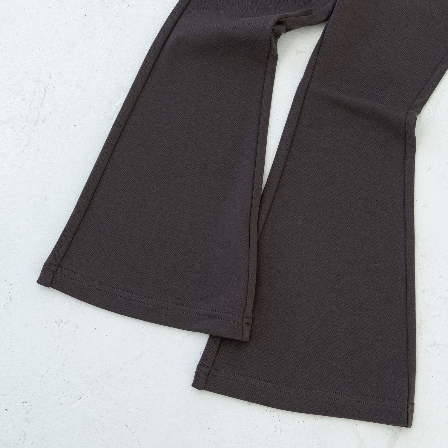 Solii + Solä - Girls Flare Cotton Pants Charcoal