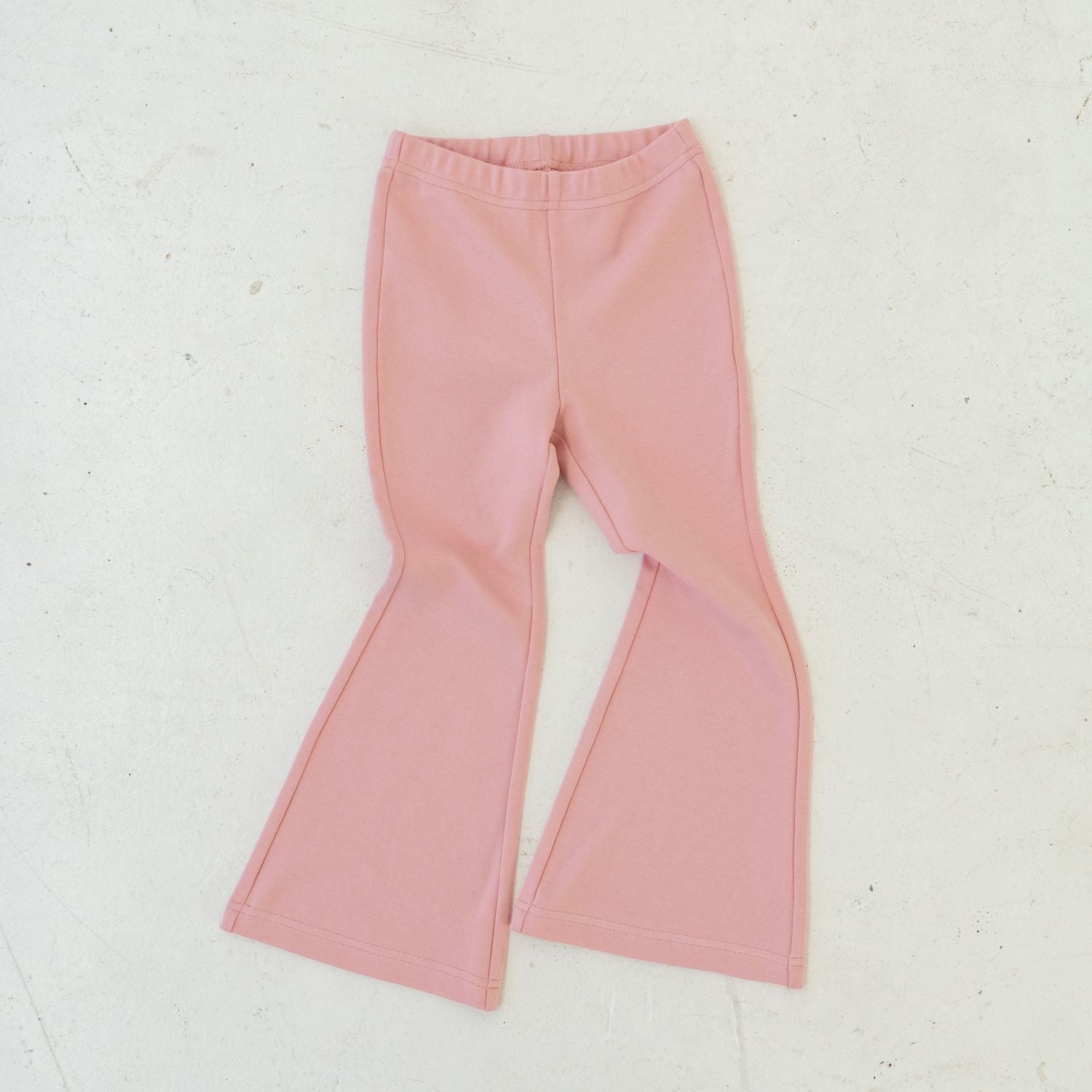 Solii + Solä - Girls Flare Cotton Pants Pink