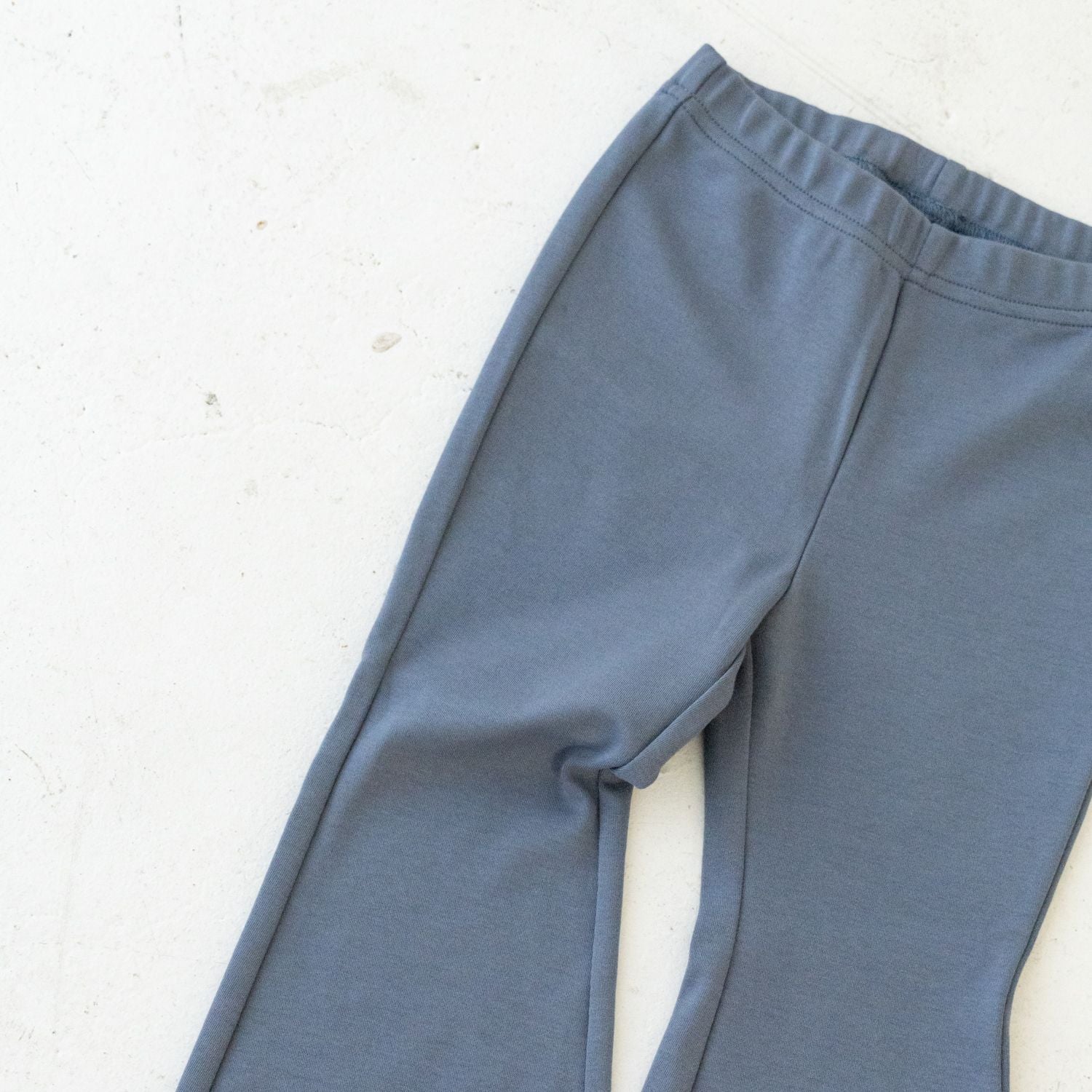 Solii + Solä - Girls Flare Cotton Pants Navy