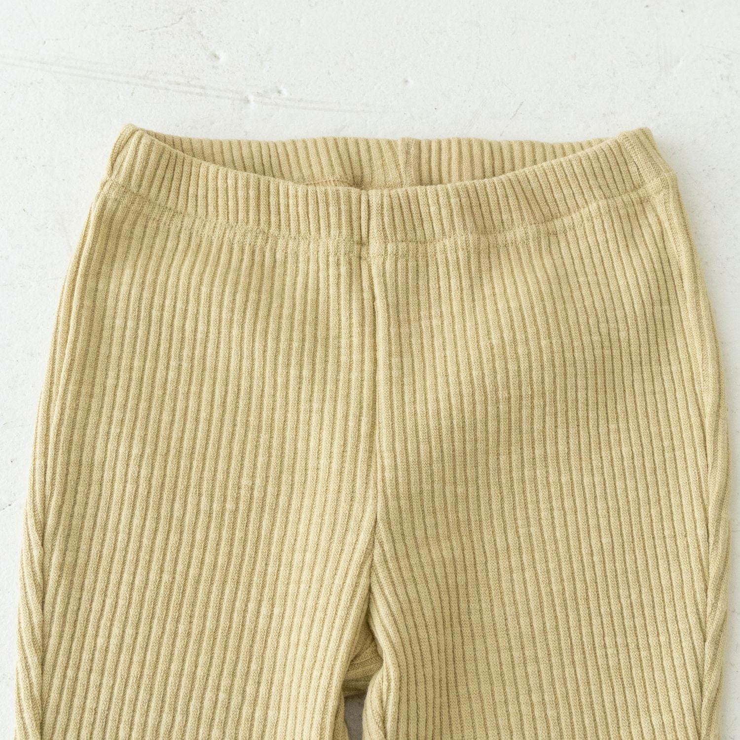 Solii + Solä - Girls Ribbed Flare Pants Pistachio