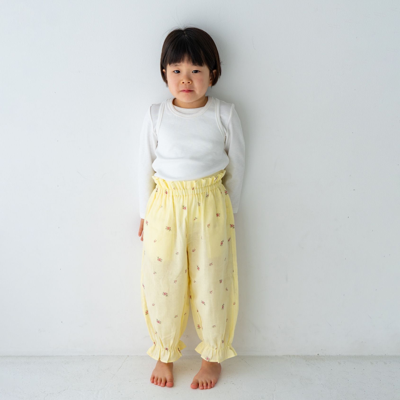 Solii + Solä - Girls Aladdin Pants Lemon