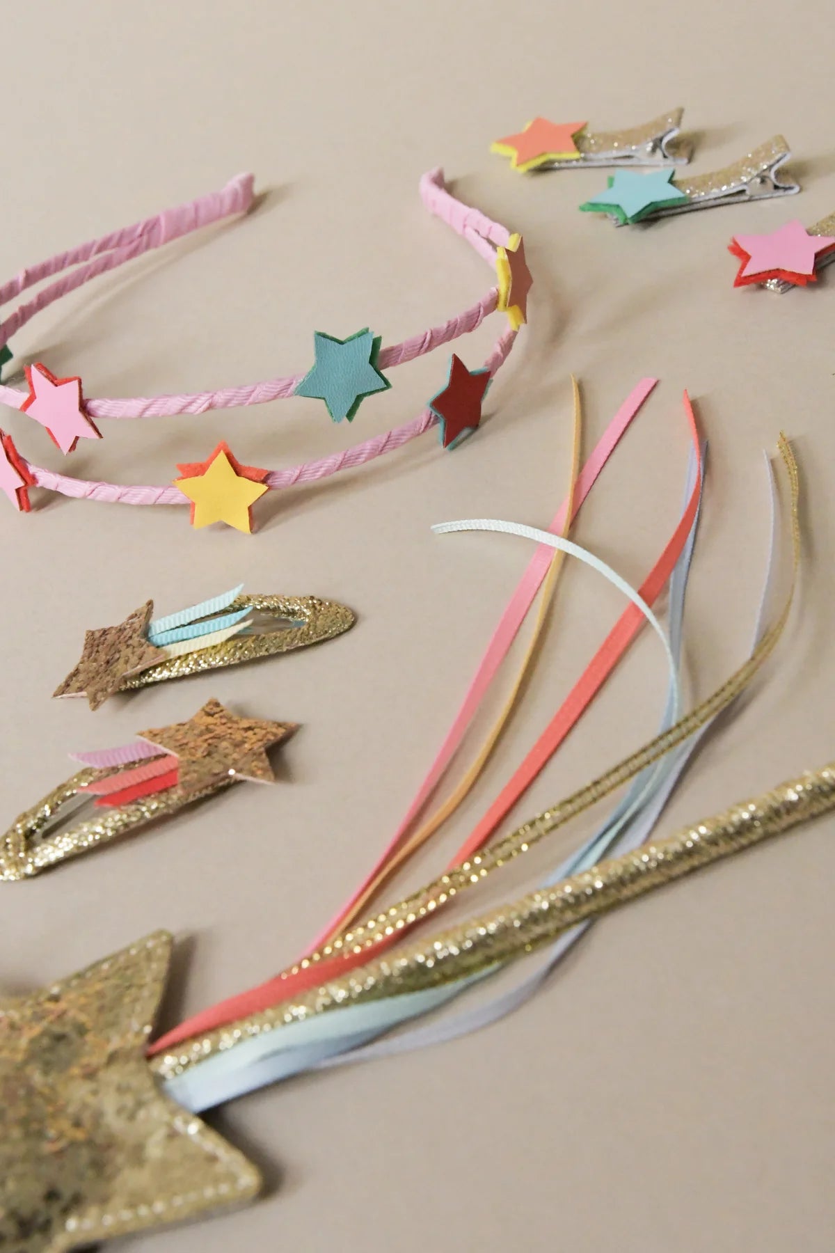 Glitter Star Wand Gold