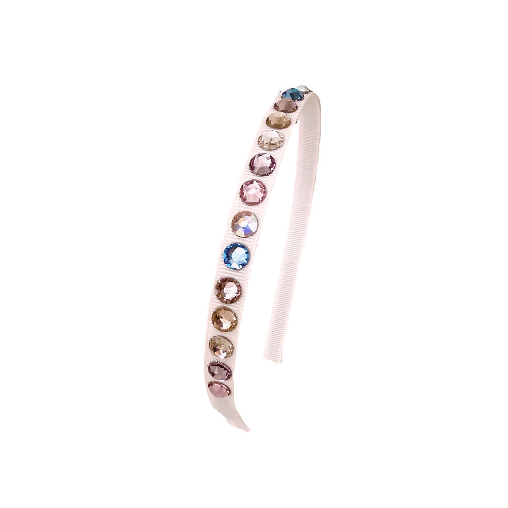 Olilia-Deluxe Crystals Hard Headband-Sideshow Multi